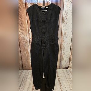 Universal Thread Black Denim Jumpsuit